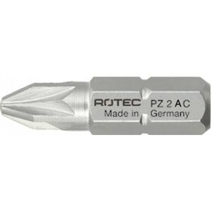 Rotec PRO Insertbit PZ 2 L=25mm C 6,3 RVS - 10 stuks - 8031002