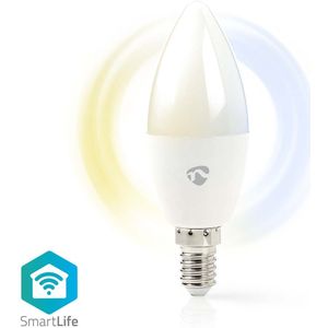 Nedis SmartLife LED Bulb | Wi-Fi | E14 | 470 lm | 4.9 W | 1 stuks - WIFILRW10E14 WIFILRW10E14