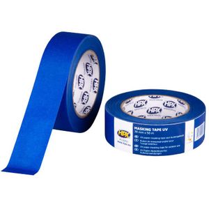 HPX Masking tape UV | Blauw | 38mm x 50m - MU3850 | 24 stuks MU3850