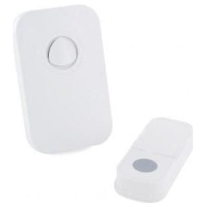 Chacon - Draadloze Deurbel Set - Wit - 120m Zendafstand - Plug-in