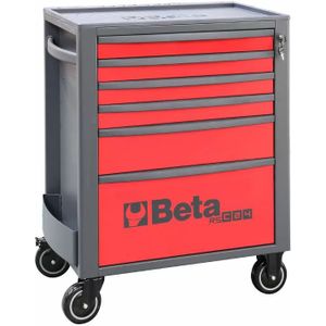 Beta RSC24/6-R | Gereedschapswagen | 6 laden | Rood - 024004063