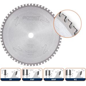 Rotec HM dry-cutter zaagblad bouwstaal, ø330x2,6x30mm Z=54 WWF - 5560145