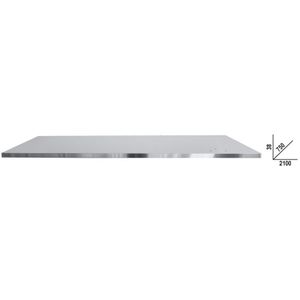 Beta - C58Plt-X 2,1 Werkblad - Inox - Dikte 38 mm - Afmetingen 2100x750 mm