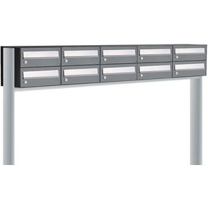 Allux - Hive Set 5-Breed 2-Hoog - Brievenbussysteem - Antraciet - Inclusief Statief