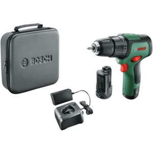 Bosch Groen EasyImpact 12 | Accu Klopboorschroevendraaier | 2 standen | 12V | 2 x 2,0 Ah accu + oplader | In opbergtas - 06039B6105