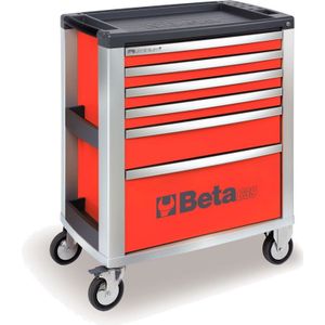Beta C39/6 Rood Gereedschapswagen, met zes laden - 039000033