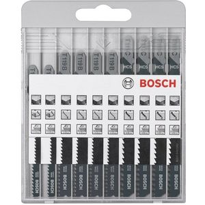 Bosch Accessoires  X-Pro Decoupeerzaagbladenset | Basic voor hout | 10-Delig | 2607010629 - 2607010629