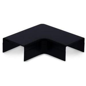Canalit Systeem25 plattebocht met bodemstuk 25x13mm zwart - 4745705