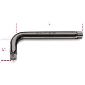 Beta Haakse stiftsleutels voor Torx schroeven 97TX 27 - 000970027