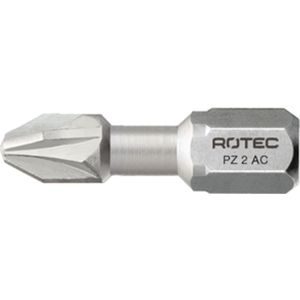 Rotec PRO Insertbit PZ 3 L=25mm C 6,3 Torsion RVS - 10 stuks - 8041003