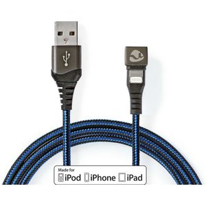 Nedis USB-Kabel | Apple Lightning 8-Pins naar USB-A Male | 480 Mbps | 1 m | 1 stuks - GCTB39300AL10 GCTB39300AL10
