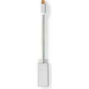 Nedis Mini DisplayPort-Kabel | Mini-DisplayPort Male naar DisplayPort Female |0.2 m | 1 stuks - CCTB37450AL02 CCTB37450AL02