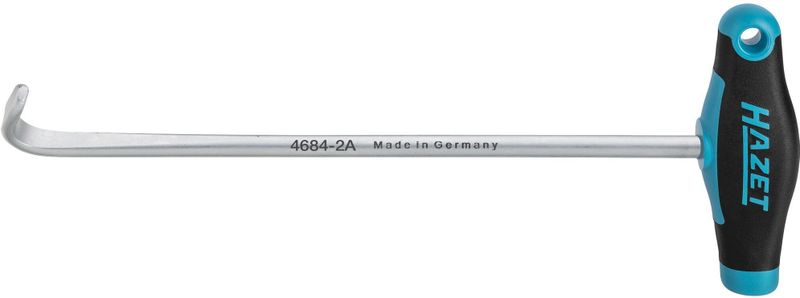 HAZET - Uitlaatsysteemgereedschap 4684-2A - 17 mm Halfronde Haak - Gebogen 20 Graden