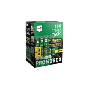 Tec7 - FoamTack Pro - Lijmschuim - 10 x FoamTack Pro + Cleaner + Pistool