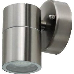 V-Tac Wandlamp RVS | 1xGU10 | IP44 | 8,5 cm hoog - 5086000