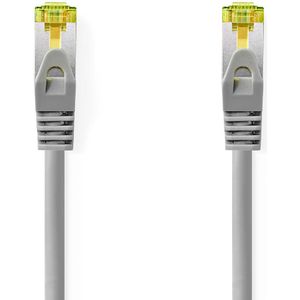 Nedis Cat 8.1 Netwerkkabel | S/FTP | RJ45 Male | RJ45 Male | 0.50 m | Rond | LSZH | Grijs | Label - CCGL85520GY05
