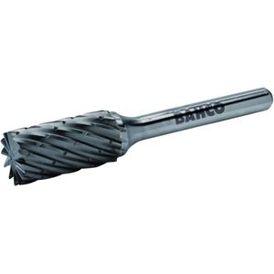 Bahco Stiftfrees | hardmetaal | met cilindervormige kop | voor hooggelegeerd staal | eindkap | 12 mm x 25 mm - A1225S06E