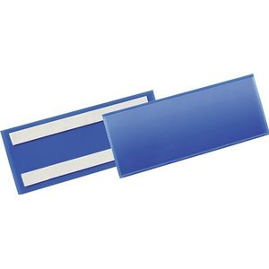 Durable Etikettenhouder | B210xH74mm blauw | zelfklevend | pak a 50 stuks - 179407 179407