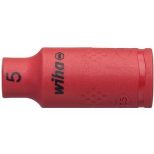 Wiha - 246224 - Dopsleutelinzet - Geïsoleerd - 1/4" Buitenzeskant - 5.0 mm x 42 mm