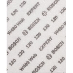 Bosch Accessoires EXPERT Schuurvel Web W480 115 x 140 mm, G120, 2x - 2608902381