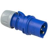 PCE - CEE Stekker - Blauw - 3 Polen - IP44 Spatwaterdicht - 16A