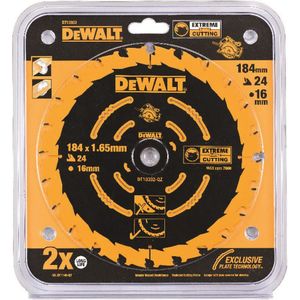 DeWalt Accessoires | Cirkelzaagblad | 184x16x24t - DT10302-QZ