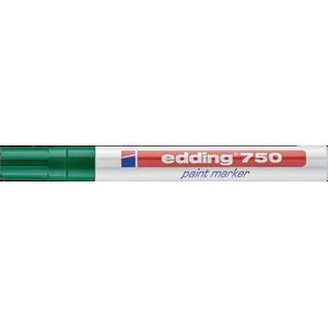 Edding Lakmarker | groen | streepbreedte 2-4 mm ronde punt | 10 stuks - 4-750004 4-750004