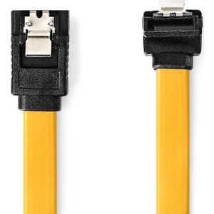 Nedis SATA Kabel | 6 Gbps | SATA 7-Pins Female | SATA 7-Pins Female | 0.5 m | Geel | 1 stuks - CCGP73255YE05 CCGP73255YE05