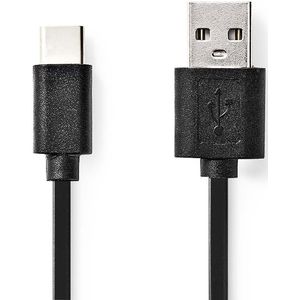 Nedis USB-Kabel | USB-C Male | USB-A Male | 480 Mbps | 3 m | 1 stuks - CCGB60600BK30 CCGB60600BK30