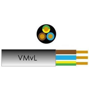 Enzo  Kabel VMVL rond 3x1,00 qmm zwart - 1227340