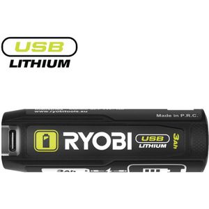 RYOBI - RB4L30 - Lithium USB-accu - 4 V - 3,0 Ah - Inclusief USB-C-kabel