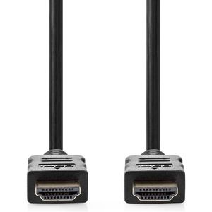 Nedis High Speed HDMI-Kabel met Ethernet | HDMI Connector | HDMI Connector | 4K@30Hz | ARC | 10.2 Gbps | 20.0 m | Rond | PVC | Zwart | Label - CVGL34002BK200