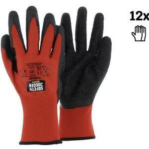 Safety Jogger - SW0600007 - Werkhandschoenen - Zwart - Duurzaam - 12 Stuks