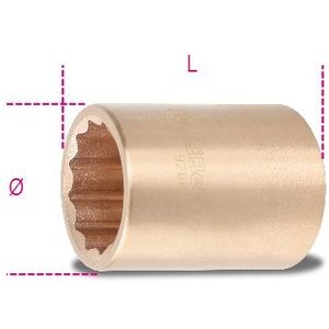 Beta Vonkvrije 1/2" twaalfkant dopsleutels 926BA 24 - 009260824