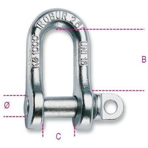 Beta - 8026A-K - D-Sluitingen - Gesmeed Koolstof Staal - Gegalvaniseerd