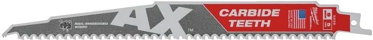 Milwaukee Accessoires The AX - Carbide reciprozaagblad TCT AX 230 - 5pc - 48005526