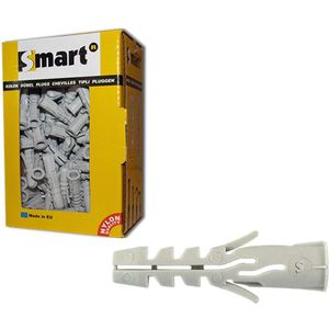 pgb-Europe SMART | Nylon spreidplug met boord SMART Ø 10x50 | 50 st SM00PBN00100050E