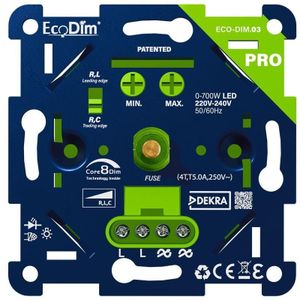 Enzo LED dimmer | 0-700W EcoDim PRO | universeel - 4355505