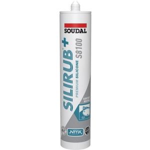 Soudal - Silirub+ S8100 - Sanitairkit - Manhattan 847 - 300 ml