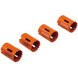 Bahco - Sandflex Bi-metaal Gatenzagen - Set Van 4 - 30 mm - Professioneel Gebruik