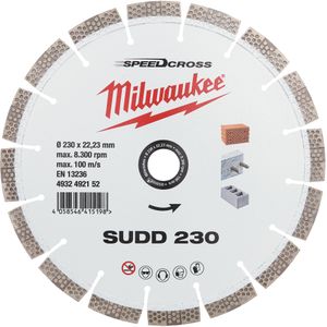 Milwaukee Accessoires Diamantslijpschijf SpeedCross SUDD 230mm - 1 stuk - 4932492152 4932492152