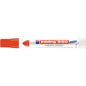 Edding Markeerstift | rood | streepbreedte 10 mm ronde punt | 10 stuks - 4-950002 4-950002