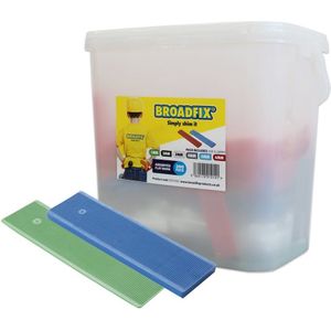 Boradfix - BSP300 - Vlakke Afstandshouders - 300 Stuks - 1-6mm