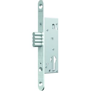 ASSA ABLOY N1003 Kastslot | DM65mm | PC | voorplaat RVS 20x185mm afgerond | DR 1+2+3+4 - 10049507