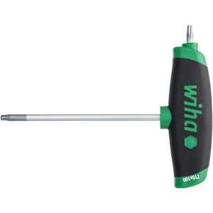 Wiha 364DS040150-01 Stiftsleutel met dwarsgreep ComfortGrip TORX® met zijpunt mat verchroomd T40 - 45452