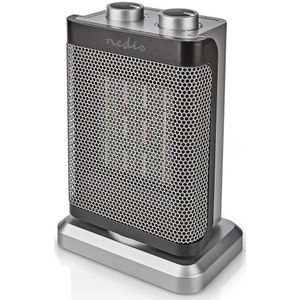 Nedis - Keramische PTC-Ventilatorkachel - 1000 / 1500 W - 2 Verwarmingsmodi - Instelbare Thermostaat