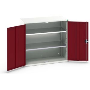 Bott Verso Systeemkast | 1050x550x1000mm | 2 Legborden | 2 Deuren | RAL 3004 - 16926259.24