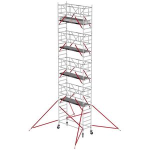 Altrex RS TOWER 51 PLUS rolsteiger | 10.20 m | 0.90 m | 2.45 m Fiber-Deck platform | Safe-Quick + schoren - TX511040