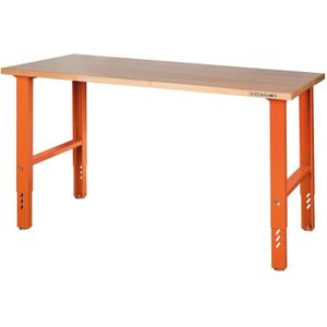 Bahco Werkbank - Heavy-Duty - Houten Werkblad - Oranje