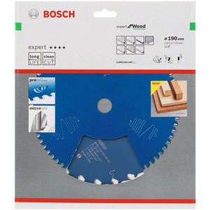 Bosch Accessoires Cirkelzaagblad expert for Wood 190x30x2.6/1.6x24 T - 2608644047